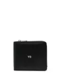 Y-3 logo-print bi-fold wallet - Black