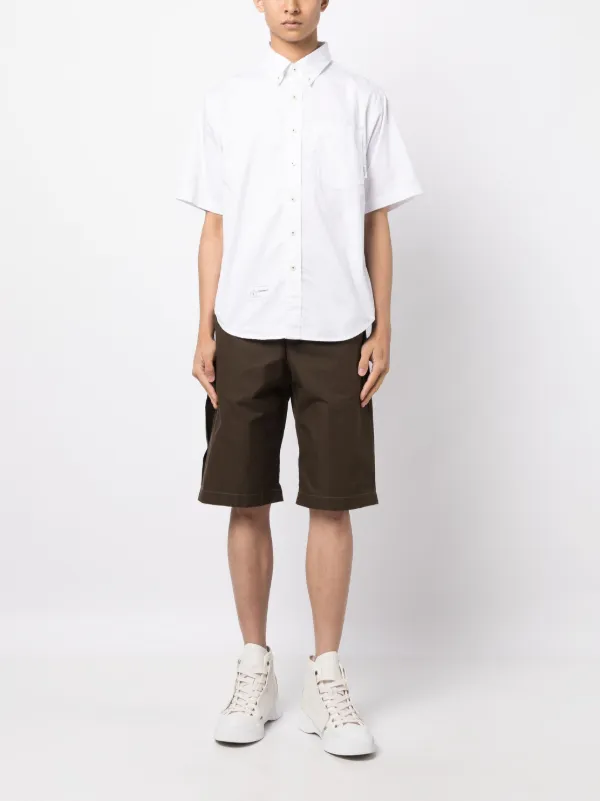 CHOCOOLATE short-sleeve Cotton Shirt | White | FARFETCH PL