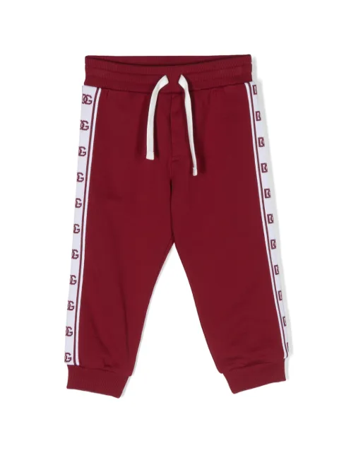 Dolce & Gabbana Kids logo-embellished cotton track pants