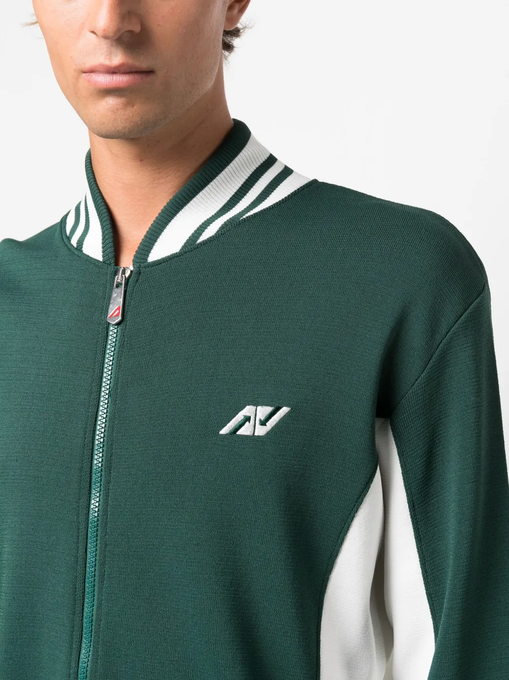 Autry Bomberjack met geborduurd logo Groen