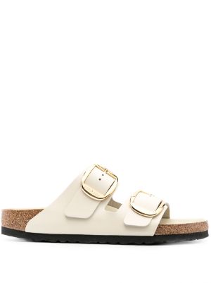 Birkenstock Boston Buckled Suede Sandals - Farfetch