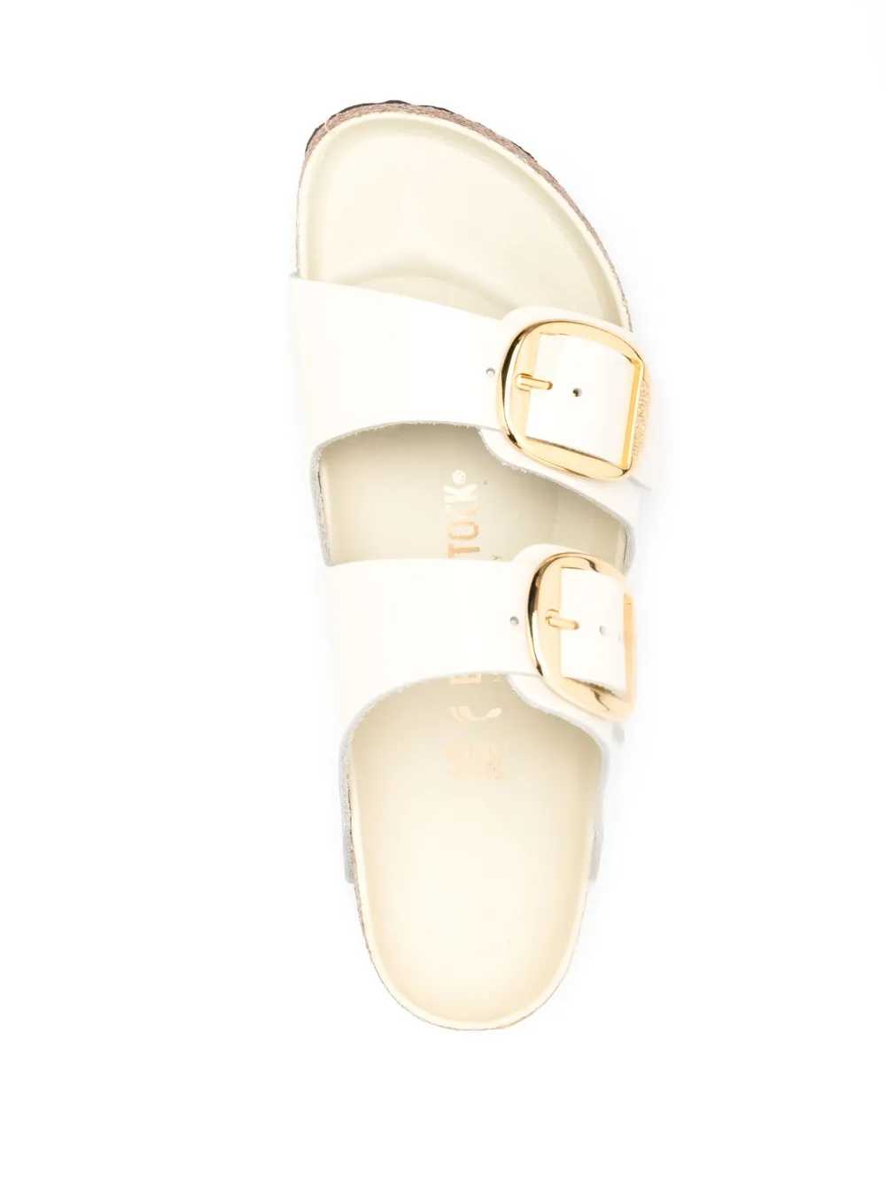 Birkenstock Buckled Leather Sandals In Neutrals