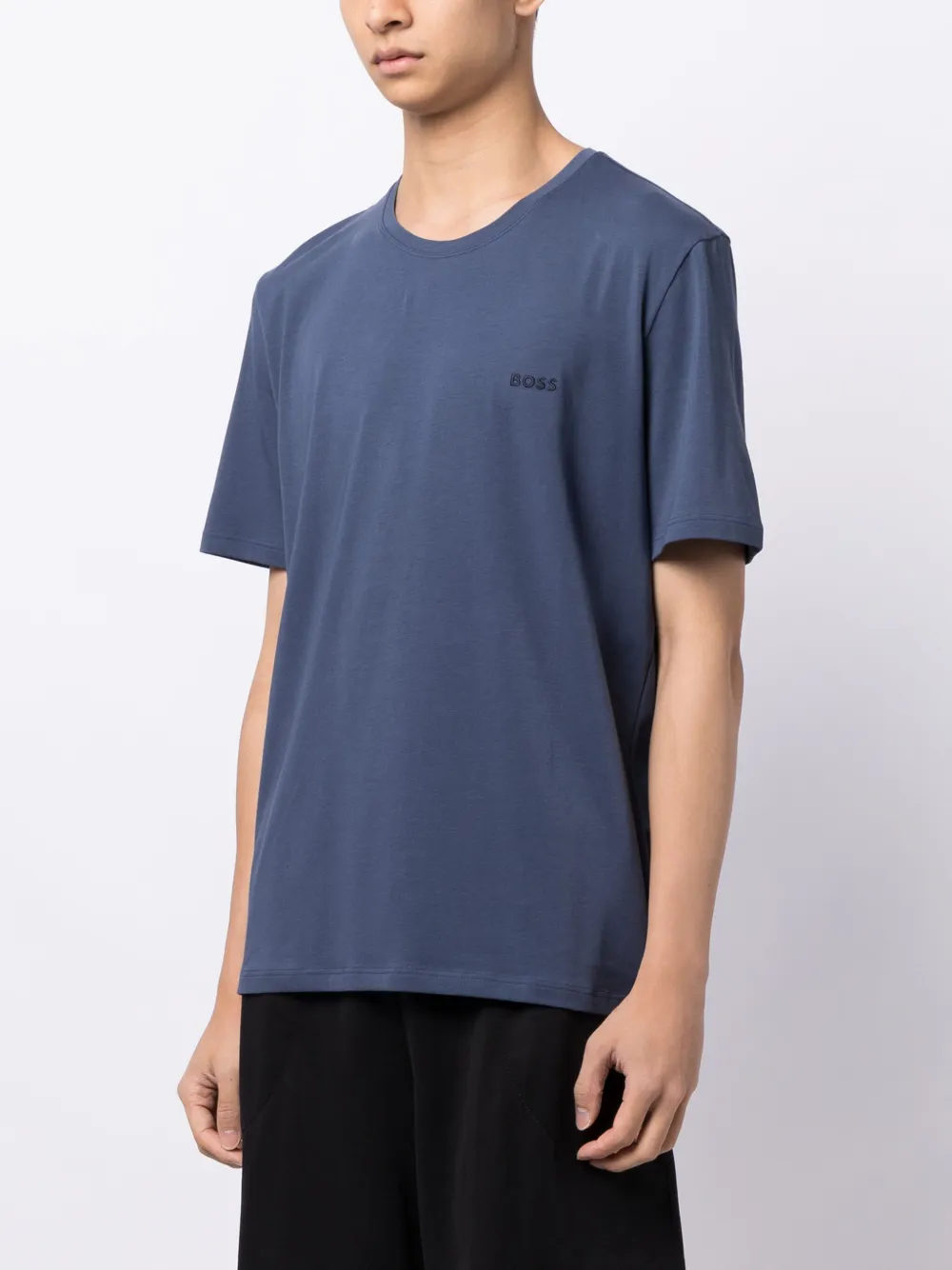 Boss blue deals t shirt
