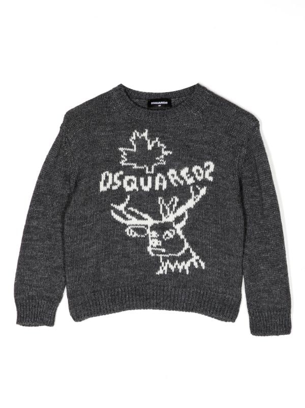 Dsquared2 Intarsia Crew-Neck Jumper