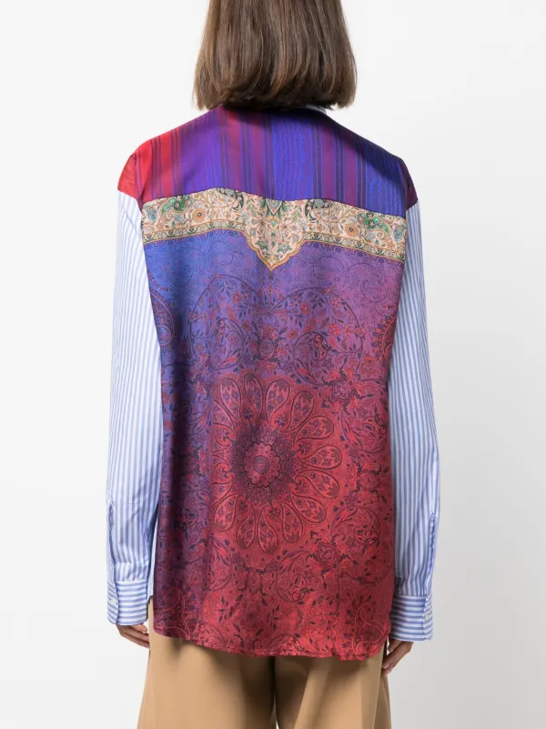 Loewe shop patchwork shirt