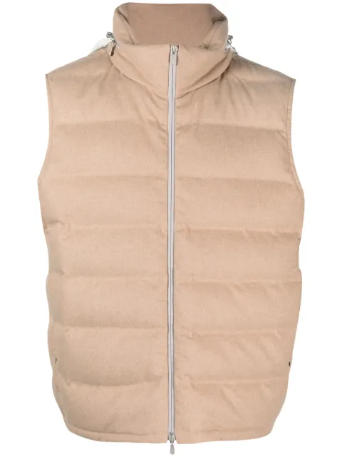 Brunello Cucinelli zip-up padded gilet