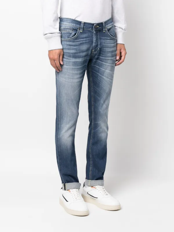 DONDUP low-rise straight-leg Jeans | Blue | FARFETCH NO