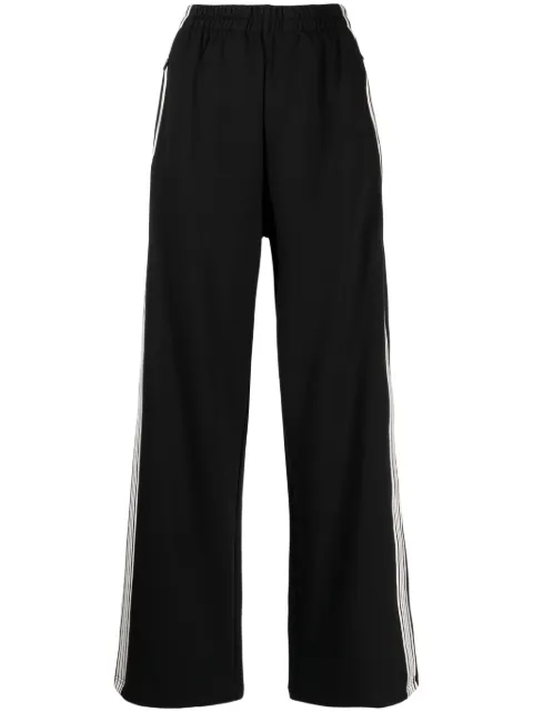 b+ab stripe-detail wide-leg trousers