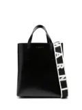 Marni small Museo leather tote bag - Black