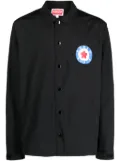 Kenzo Target logo-stamp shirt jacket - Black