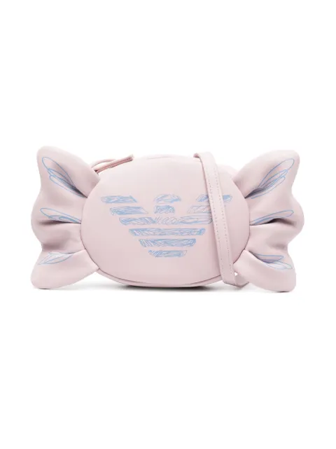 Emporio Armani Kids logo-print candy-motif shoulder bag