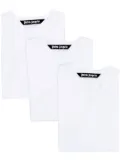 Palm Angels plain stretch-cotton T-shirt - Black