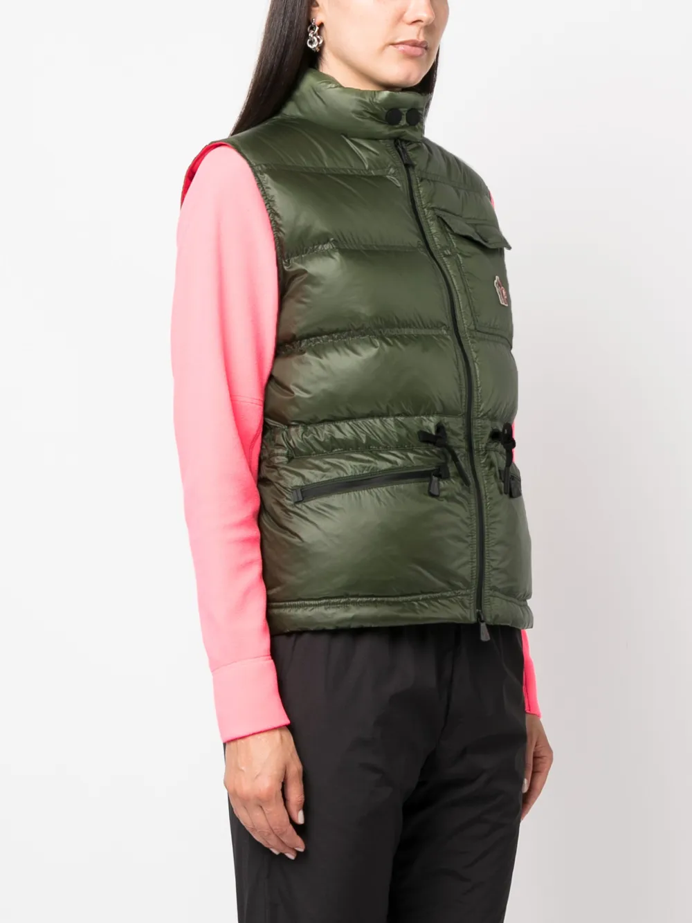 Moncler Grenoble ロゴパッチ ダウンベスト - Farfetch