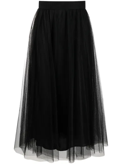 ZIMMERMANN high-waisted tulle midi skirt