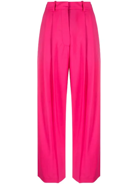 Alysi pleat-detail straight-leg trousers