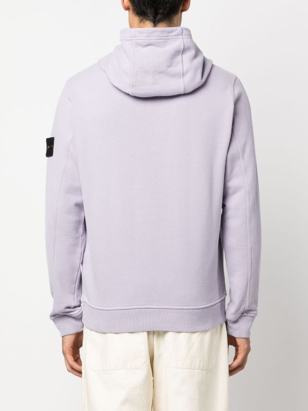 Stone Island Compass motif Cotton Hoodie Farfetch