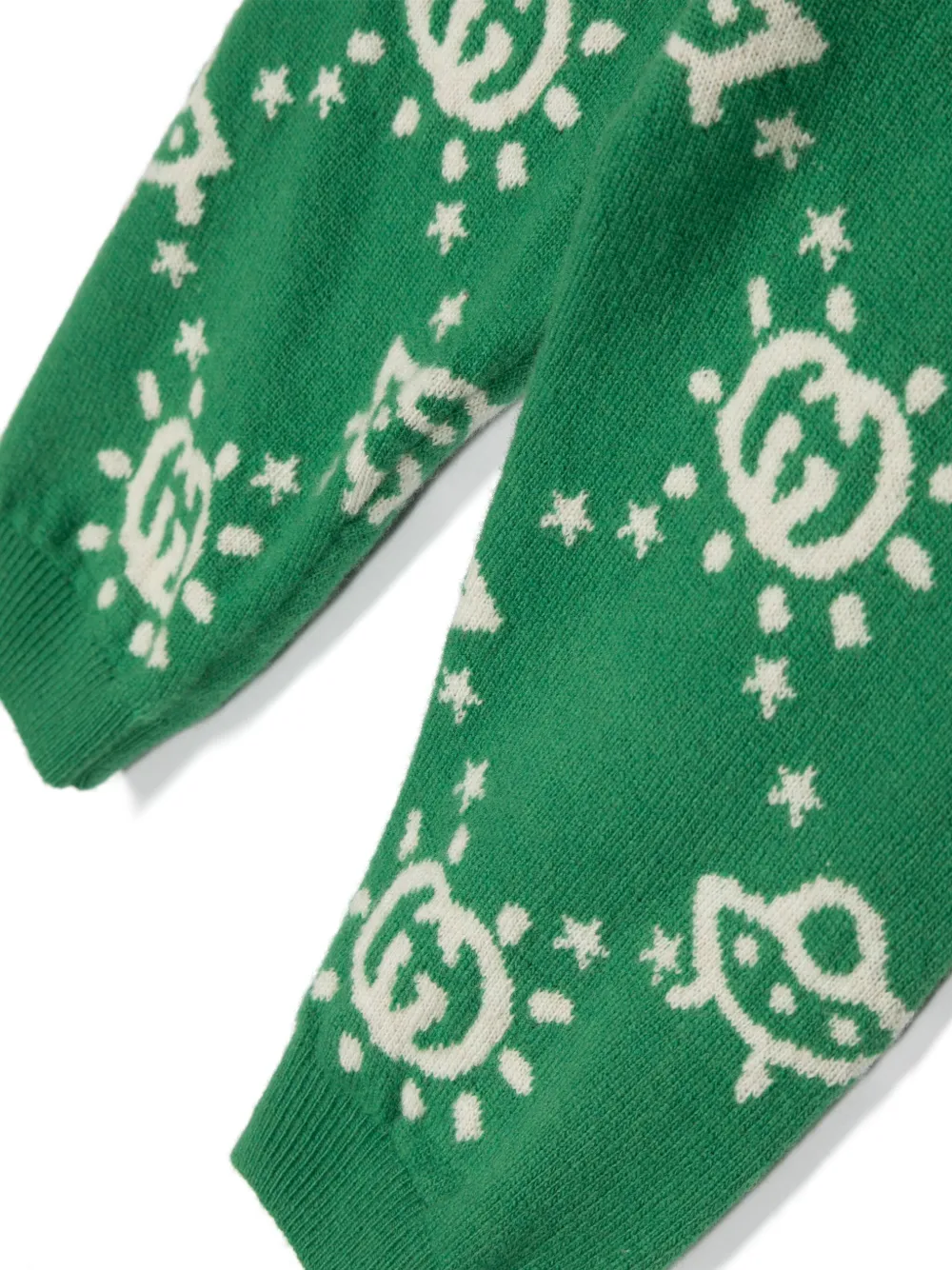 Interlocking G Intarsia-Knit Leggings