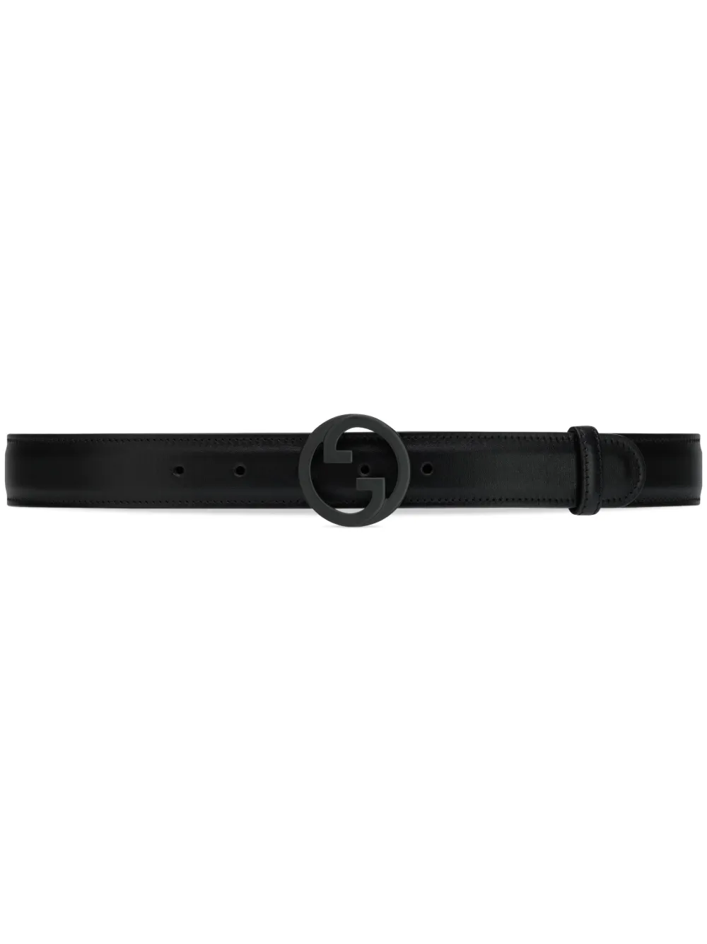 Gucci Blondie Interlocking G Leather Belt Farfetch