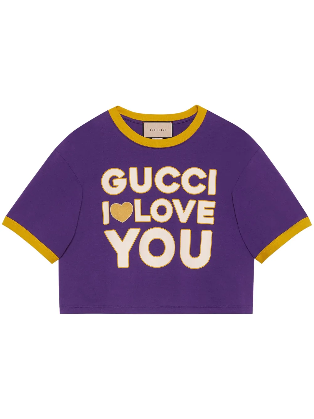 GUCCI LOGO-PRINT COTTON T-SHIRT