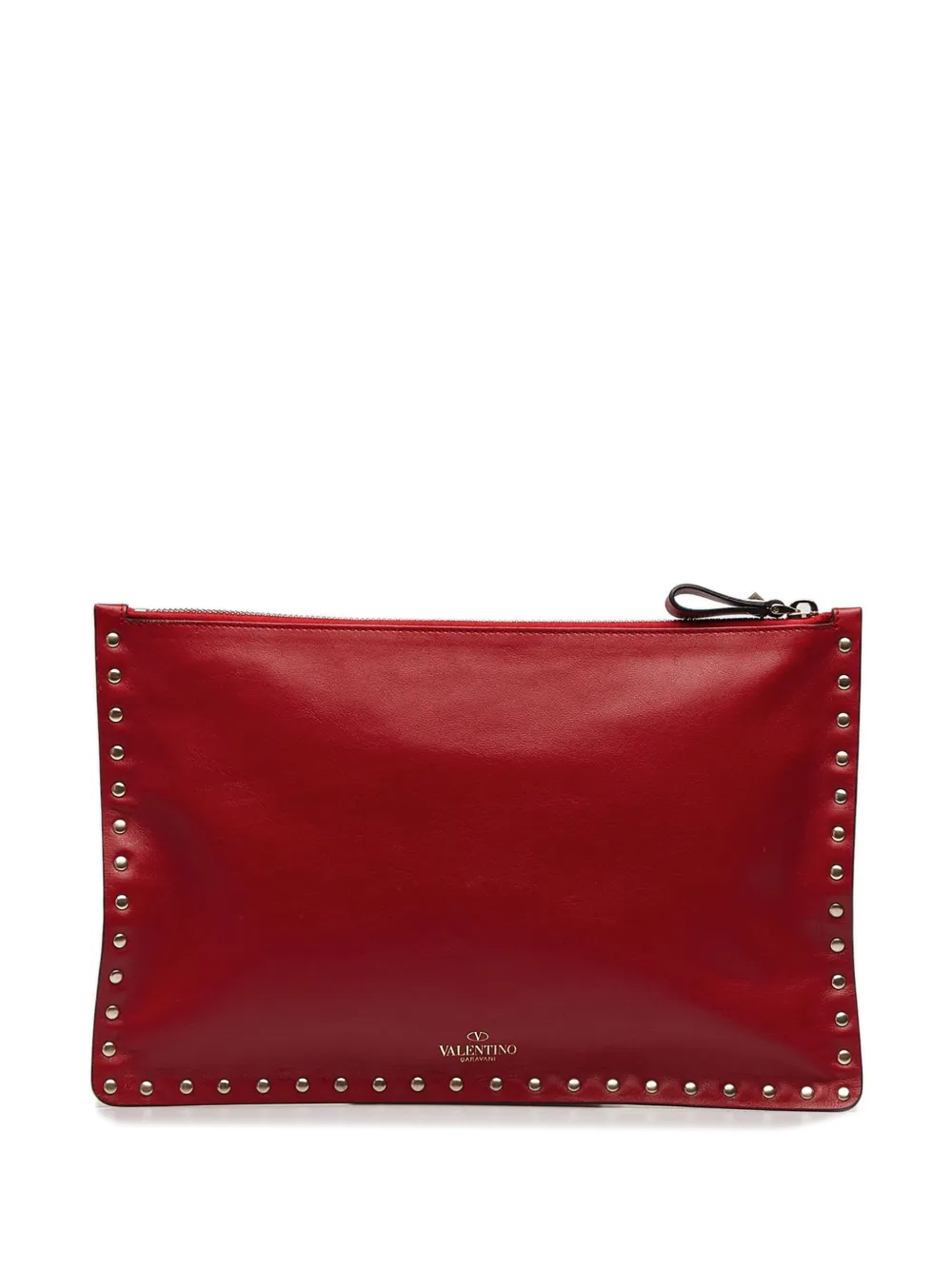 Valentino Garavani Pre-Owned Rockstud clutch - Rood