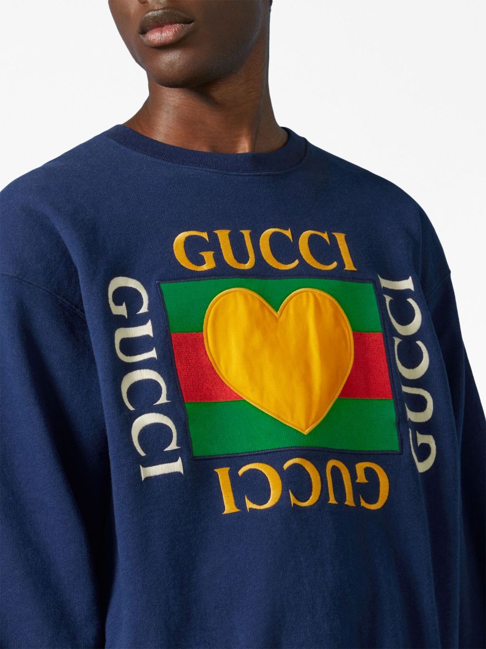 Gucci Vintage Bootleg Embroidery Logo T-Shirt