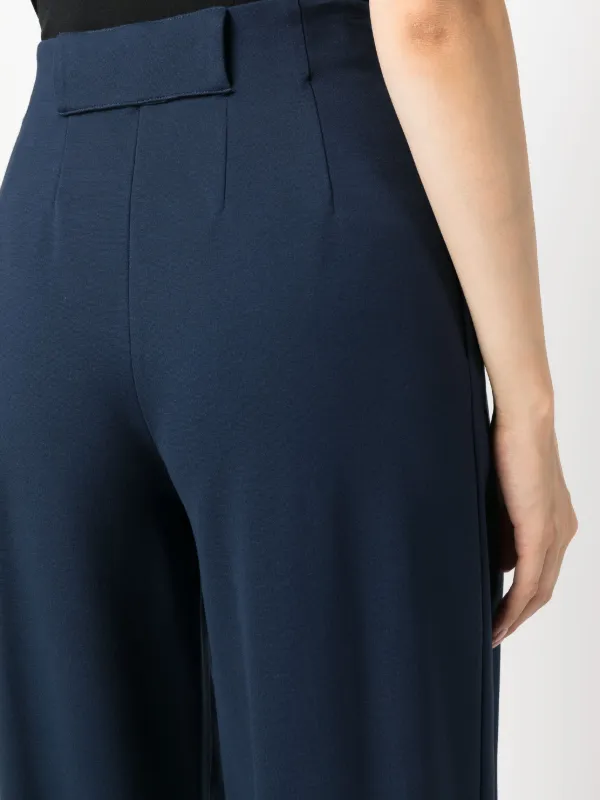 Emporio Armani pleat-detail straight-leg Trousers - Farfetch