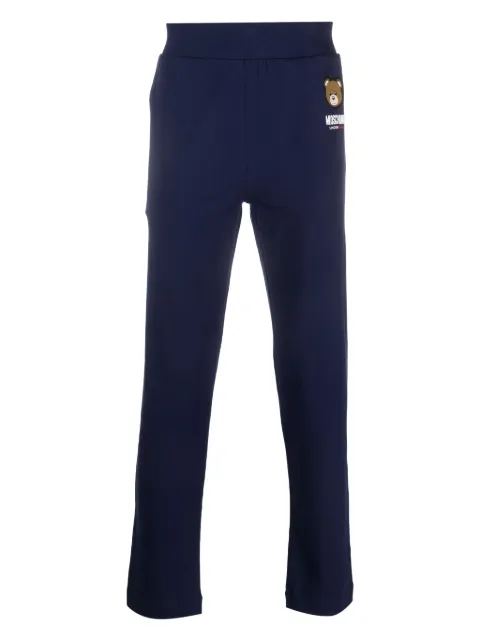Moschino Leo Teddy-print track pants