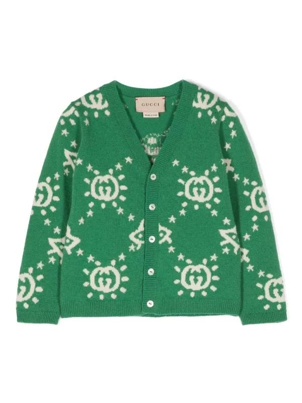 Gucci Kids インターロッキングG カーディガン - Farfetch