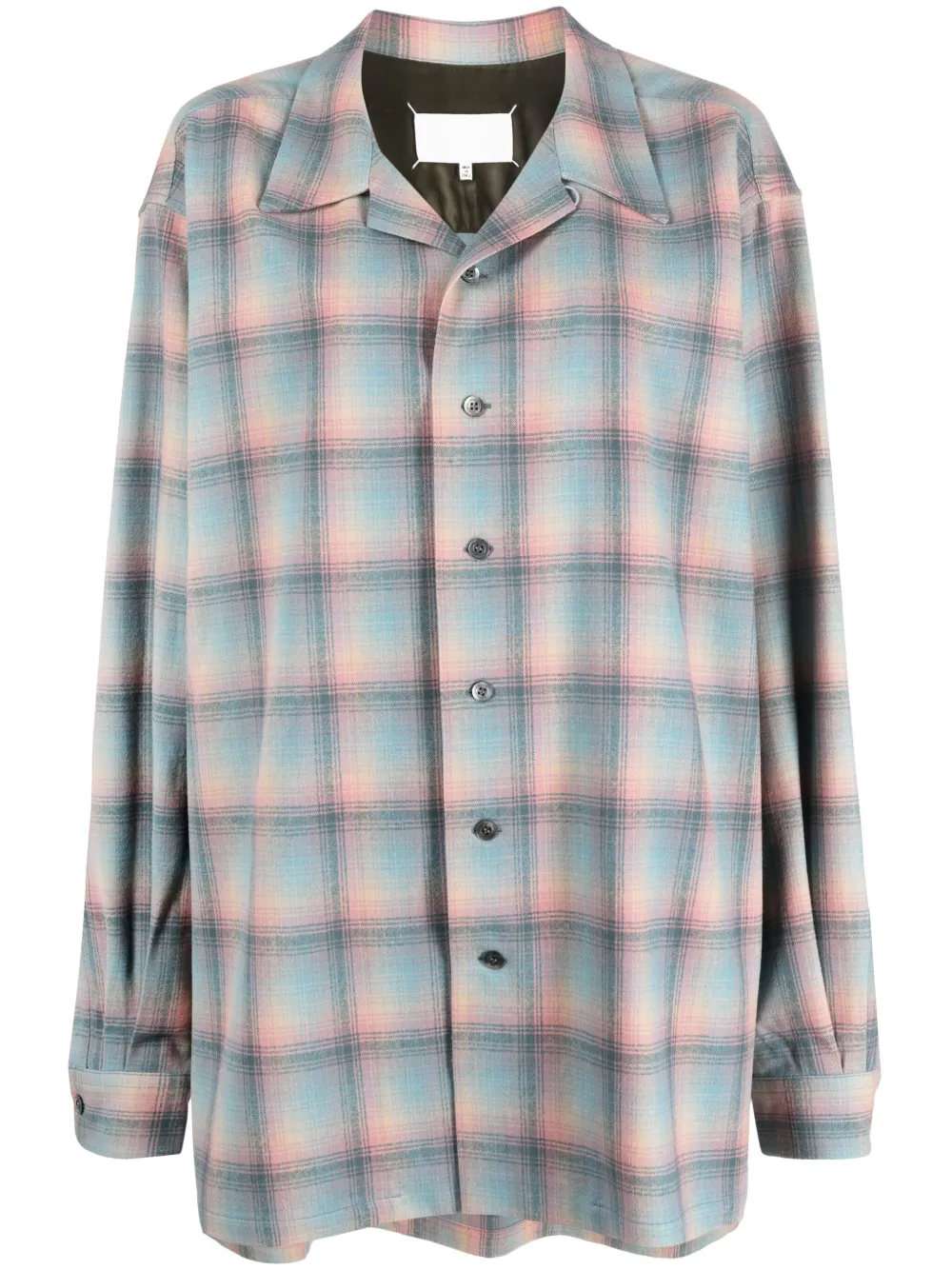 Maison Margiela plaid-print Wool Shirt - Farfetch