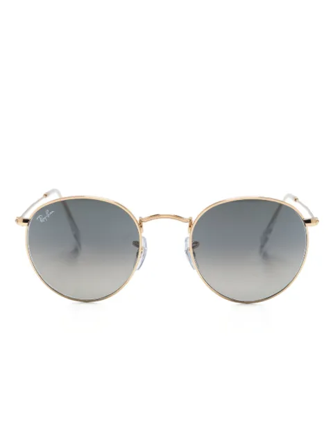 Ray-Ban metallic round-frame sunglasses