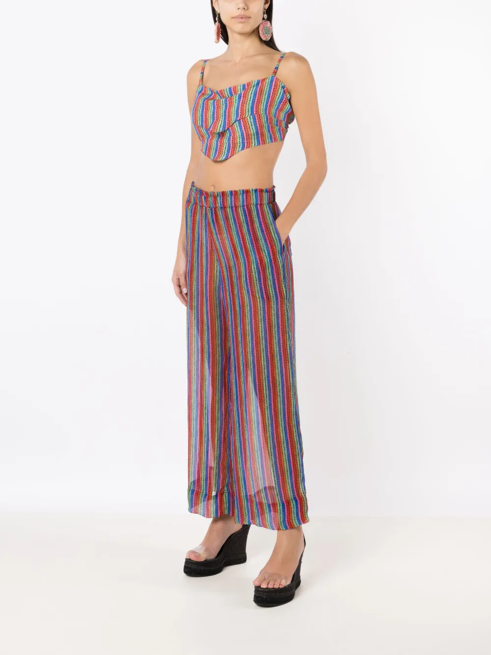 Amir Slama top corto con estampado gráfico | Chalecos y camisetas | Image 2