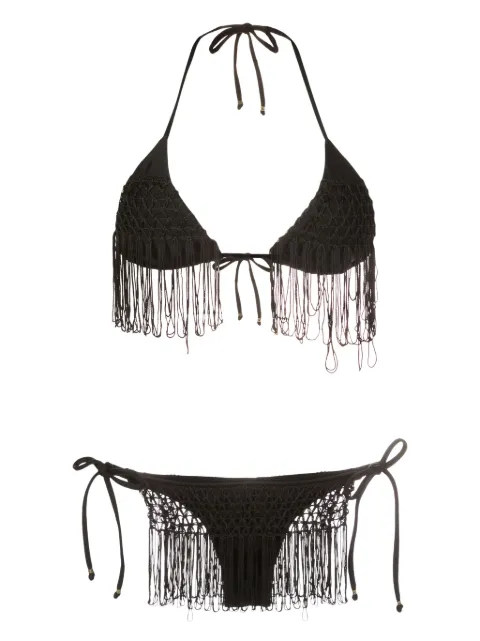 Amir Slama floral-print two-piece bikini set