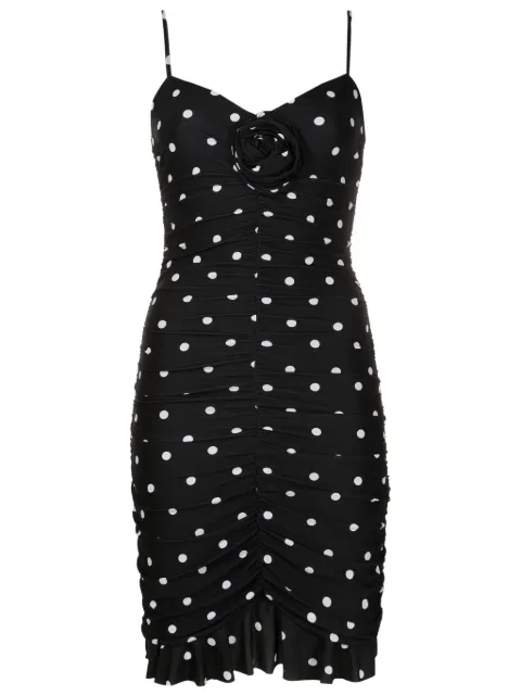 Amir Slama polka-dot pattern minidress