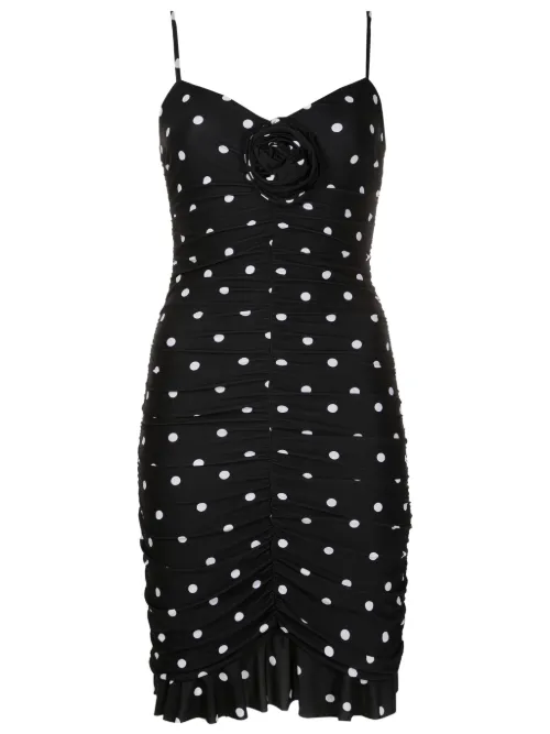 Robe courte à pois - Amir Slama - Modalova