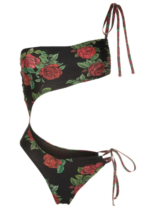 Maillot de bain à fleurs - Amir Slama - Modalova