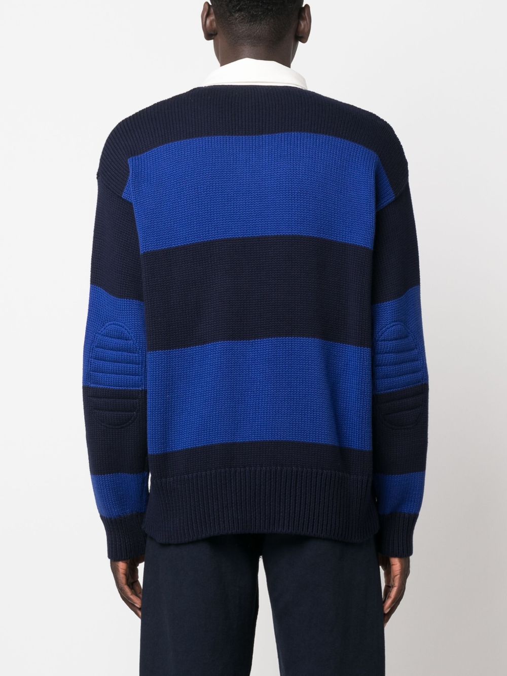 Polo Ralph Lauren striped logo-embroidered cotton jumper Men