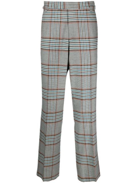Vivienne Westwood plaid-check pattern straight-leg trousers