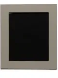 Smythson large leather photo frame - White