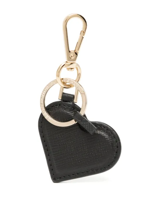 Porte-clés Heart en cuir - Smythson - Modalova