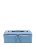 Smythson leather travel box - Blue