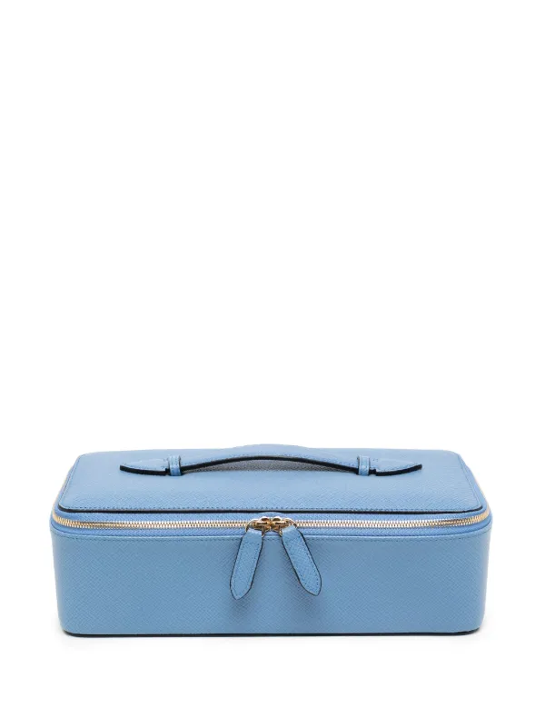 Smythson Schmuckschatulle Aus Leder | Blau