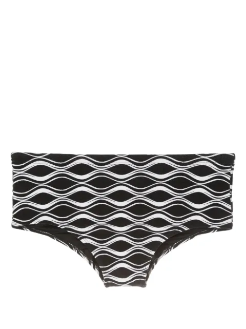 Amir Slama traje de baño con estampado Ondas