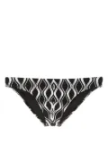 Amir Slama graphic-print swimming trunks - Black