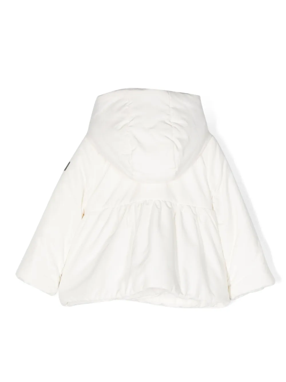 Il Gufo hooded double-breasted jacket - Wit