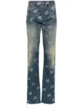 Gucci Interlocking G straight-leg jeans - Blue