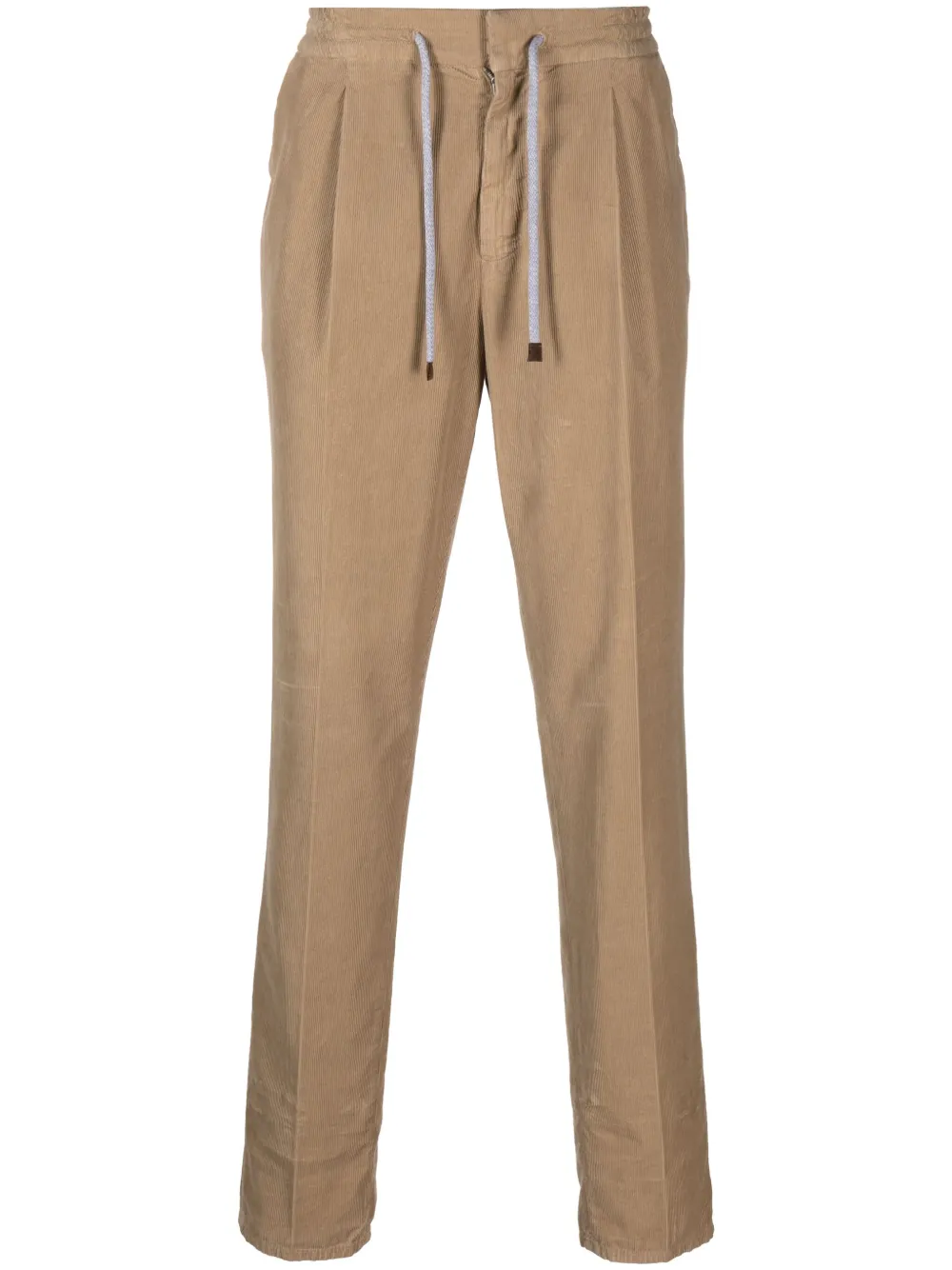 Brunello Cucinelli tapered-leg corduroy trousers | Neutrals | Image 1