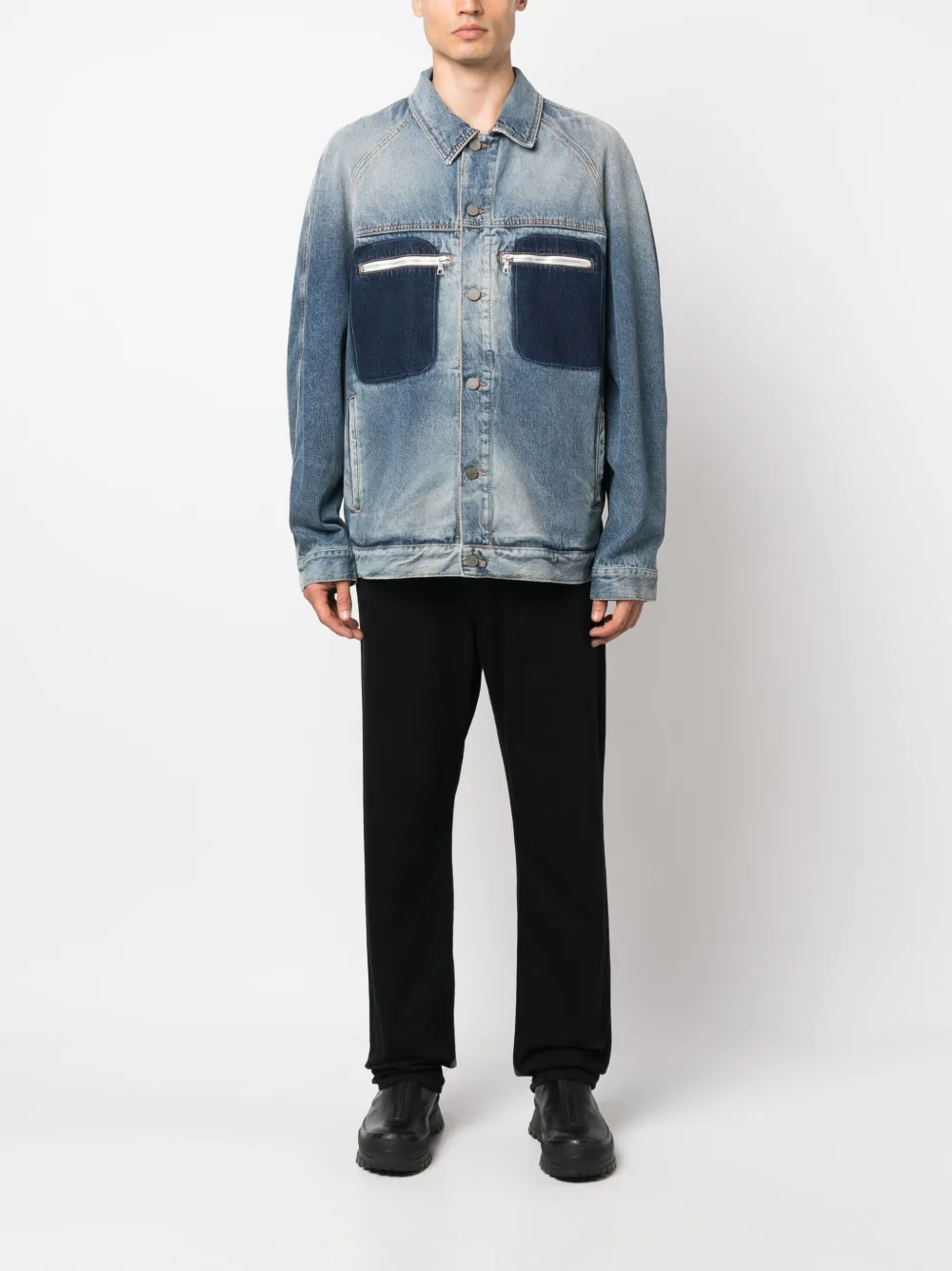 Palm Angels Reserve denim jacket - Blauw