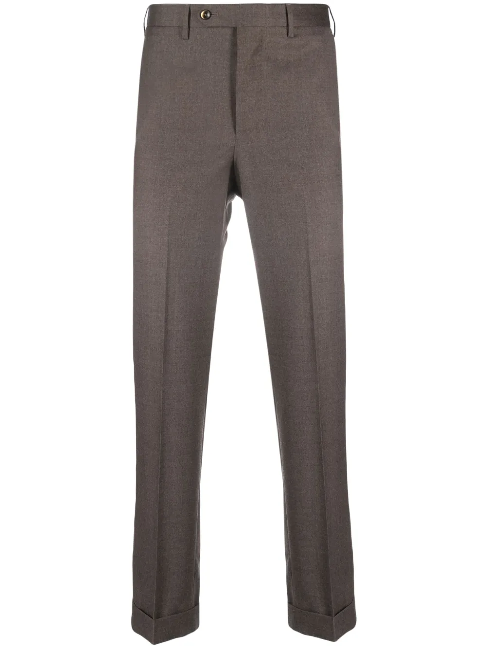 PT Torino mid-rise tailored trousers | Brown | Image 1