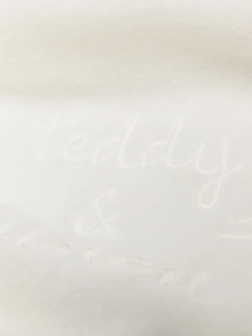 Image 2 of TEDDY & MINOU Manta de fleece com logo bordado
