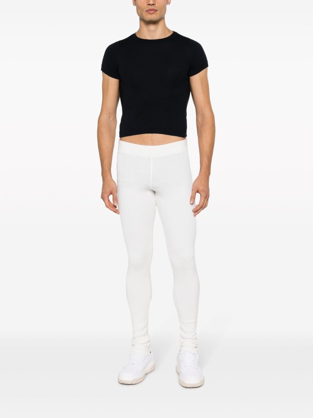 extreme cashmere Cropped T-shirt - Blauw